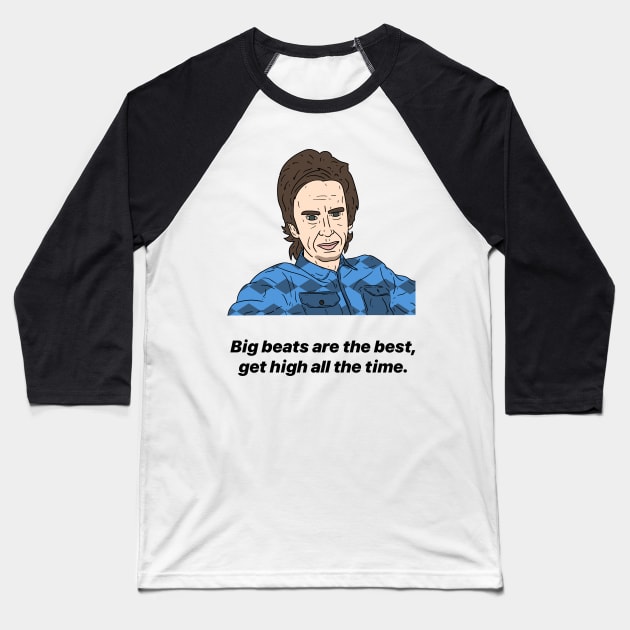 SUPER HANS | BIG BEAT MANIFESTO Baseball T-Shirt by tommytyrer